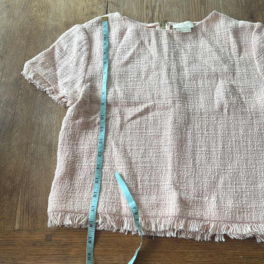 Kate Spade Fringe Top Size 2 - Picture 4 of 6